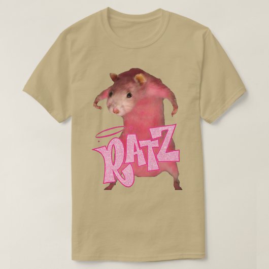 Ratz Pink Long Meme Funny Mouse Costume Ugly Chris T-Shirt (Design vorne)