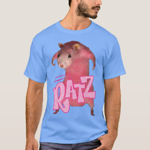 Ratz Pink Long Meme Funny Mouse Kostüm Ugly Chris T-Shirt