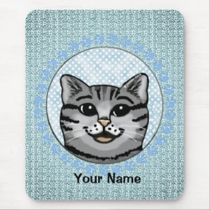 Ratzy Katzen-Gesicht-Mauspad Mousepad