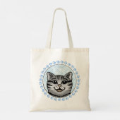 Ratzy Katzen Gesicht Tragetasche (Rückseite)