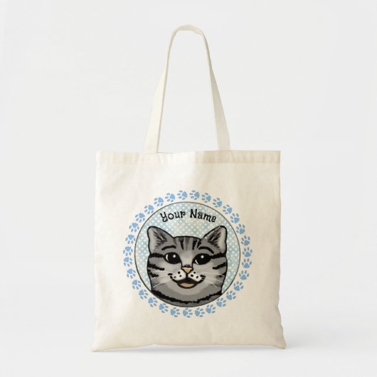 Ratzy Katzen Gesicht Tragetasche (Vorne)