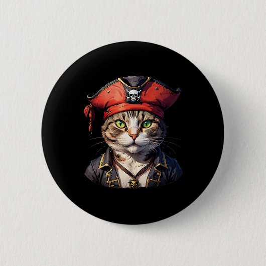 Raub und Katze Button (Vorderseite)