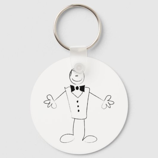 Raubbau mit offenen Armen Schlüsselanhänger (Vorderseite)