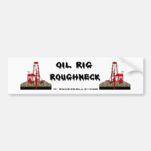 Raubein-Autoaufkleber, Ölplattformen, Öl-Flecken Autoaufkleber