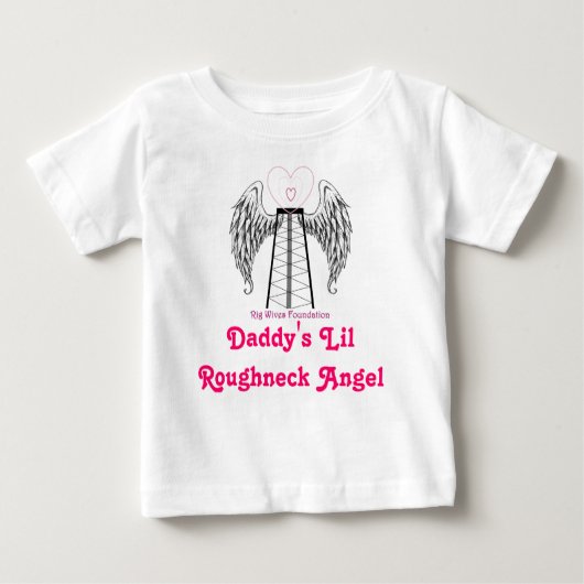 Raubein-Engel Baby T-shirt (Vorderseite)