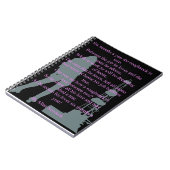 Raubein heftiges Notizbuch Notizblock (Linke Seite)