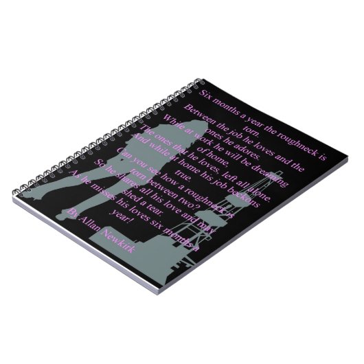 Raubein heftiges Notizbuch Notizblock (Linke Seite)