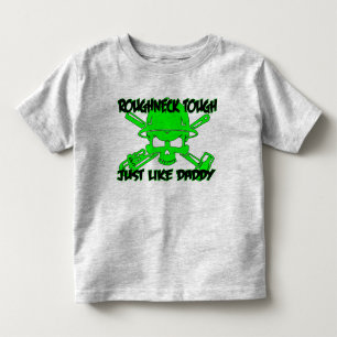 Raubein stark, wie Vati Kleinkind T-shirt
