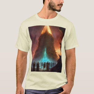 Räuber gegen Nekromanten auf dem Spuk Friedhof T-Shirt