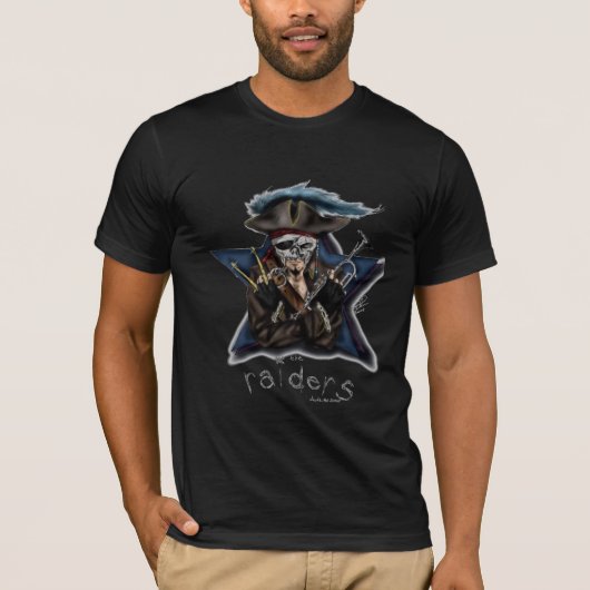 Räuber-Piraten-Logo-T - Shirt (Vorderseite)
