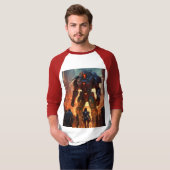 Räuber: Technische Konfrontation T-Shirt (Vorne ganz)