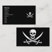 Raubkopf-Jack Visitenkarte (Vorne/Hinten)