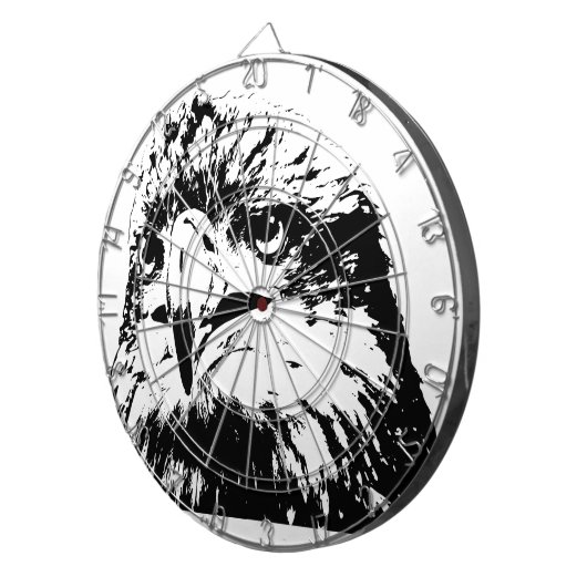 Raubtier Dartscheibe (Vorderseite rechts)