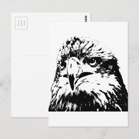 Raubtier Postkarte (Vorne/Hinten)