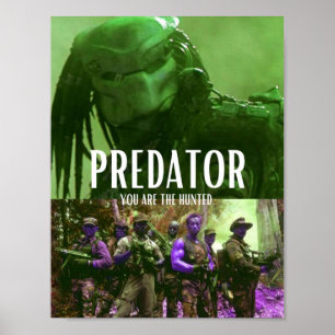 Raubtier Sie sind die Hunted Poster