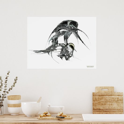 Raubtiere und Beute Poster (Küche)