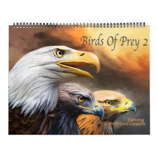Raubvögel 2 Kunst-Kalender Kalender