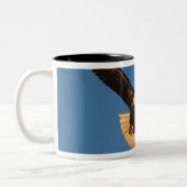 Raubvogel, Adler im Flug, Kachemak Zweifarbige Tasse (Links)
