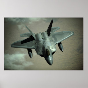Raubvogel F-22 Poster