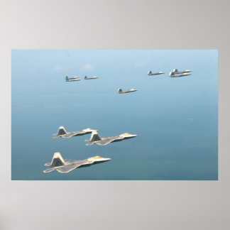 Raubvögel F-22 Poster