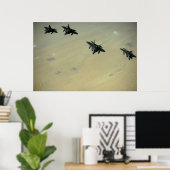 Raubvögel F-22 Poster (Heimbüro)