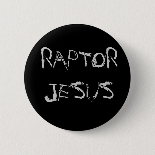 RAUBVOGEL-JESUS-Knopf Button (Vorderseite)