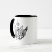 Raubvogel-Jesus-Lieben Sie Tasse (Vorderseite Links)