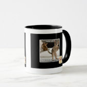 Raubvogel-Kätzchen Tasse (VorderseiteRechts)