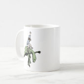 Raubvogel-Rodeo Jesus Kaffeetasse (Vorderseite Links)