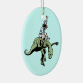 Raubvogel-Rodeo Jesus Keramikornament (Rechts)