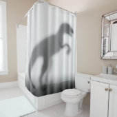 Raubvogel-Silhouette-Silhouette-Duschvorhang Duschvorhang (Beispiel)