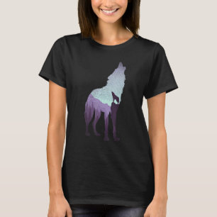 Raubwald Tierart Wildlife Howling Wol T-Shirt