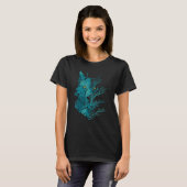 Raubwolf Waldtier Mondlicht Wolf T-Shirt (Vorne ganz)