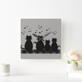 Raubzug Quadratische Wanduhr (Zuhause)