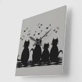 Raubzug Quadratische Wanduhr (Winkel)