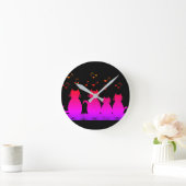 Raubzug Runde Wanduhr (Zuhause)