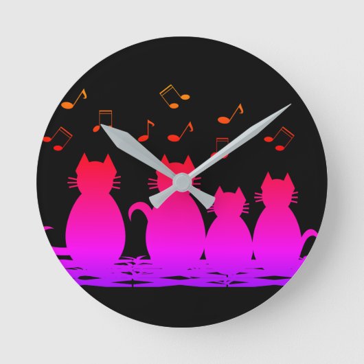 Raubzug Runde Wanduhr (Vorderseite)