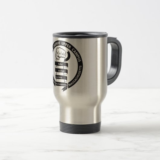 RAUC Stainless Steel Travel Mug Reisebecher (VorderseiteRechts)
