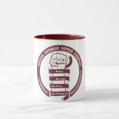 RAUC-Tasse Maroon-Logo Tasse (Zentrum)