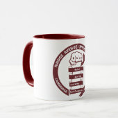 RAUC-Tasse Maroon-Logo Tasse (Vorderseite Links)