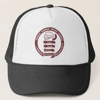 RAUC Trucker Style Hat Maroon Logo Truckerkappe