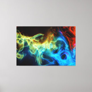 Rauch Art 1 Wrapped Canvas Leinwanddruck