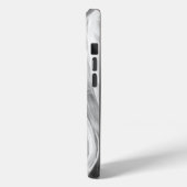 Rauch auf schwarz wirbeln Case-Mate iPhone hülle (Rückseite / Links)