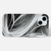 Rauch auf schwarz wirbeln Case-Mate iPhone hülle (Rückseite (Horizontal))