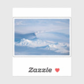 Rauch aus dem Vulkan Kliuchevskoi. Aufkleber (Blatt)