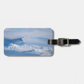 Rauch aus dem Vulkan Kliuchevskoi. Gepäckanhänger (Vorderseite horizontal)