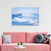 Rauch aus dem Vulkan Kliuchevskoi. Leinwanddruck (Insitu (Wohnzimmer))