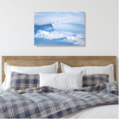 Rauch aus dem Vulkan Kliuchevskoi. Leinwanddruck (Insitu (Schlafzimmer))