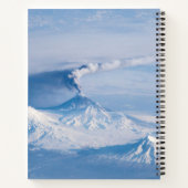 Rauch aus dem Vulkan Kliuchevskoi. Notizblock (Rückseite)