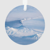 Rauch aus dem Vulkan Kliuchevskoi. Ornament (Rückseite)